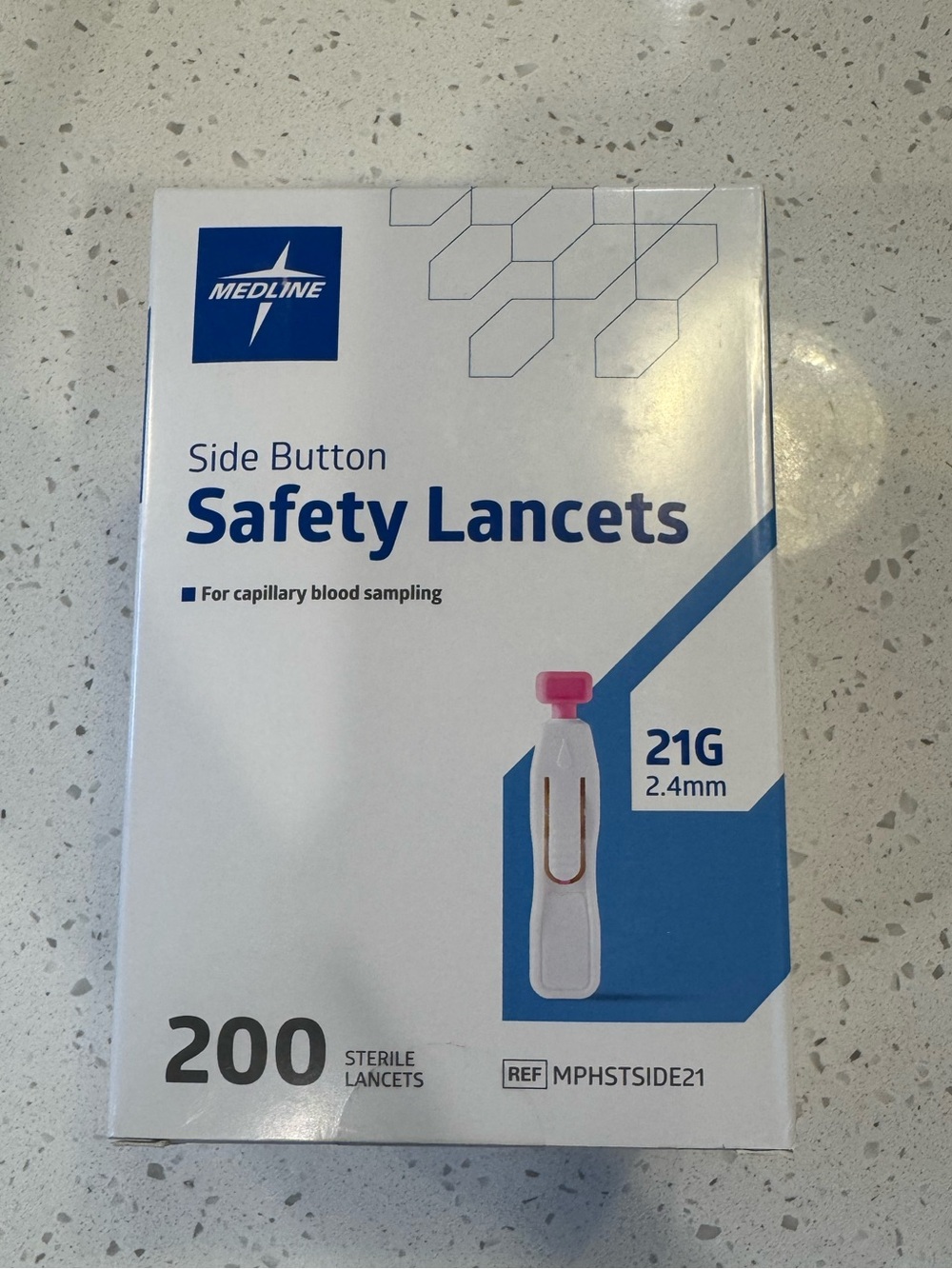 Medline Safety Lancets - 21G (200 Count)